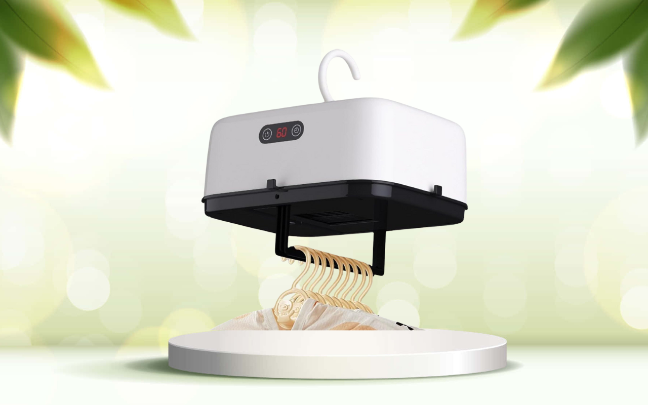 Scopri come asciugare i tuoi capi in poco spazio con l’asciugatrice portatile 600 W
