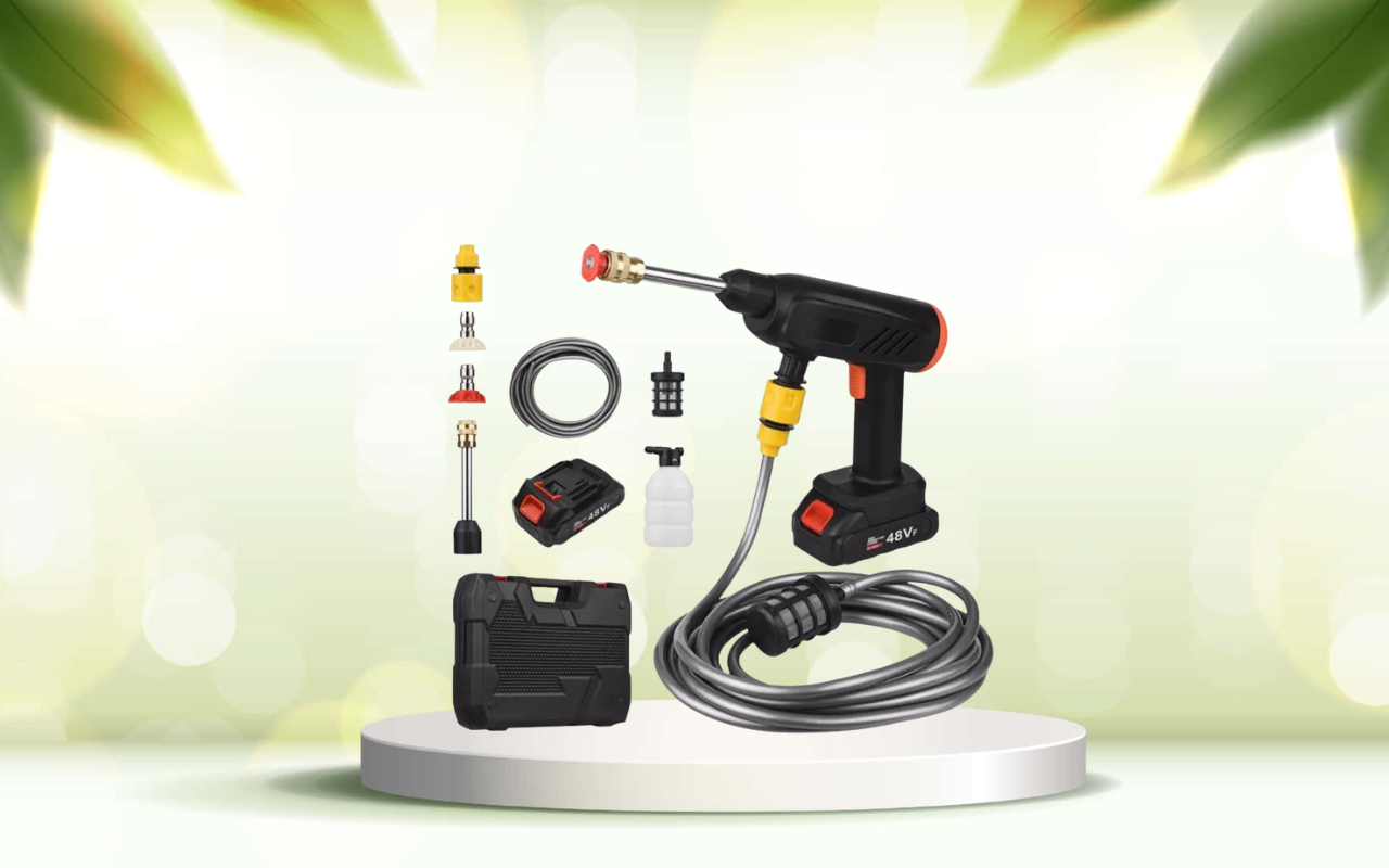 Scopri la pistola idropulitrice a batteria: pulizia professionale ovunque vuoi